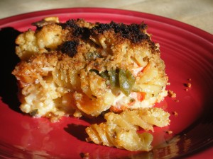 Mac and Cheese Baked Mac and Cheese with Cauliflour, Gruyere, Fontina and Cream Cheese